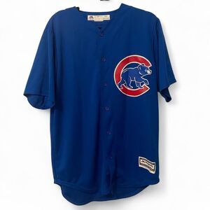 Majestic Chicago Cubs alternate blue Cool Base MLB baseball jersey